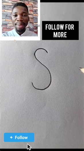 How to Draw a Flower Using the Letter 'S'