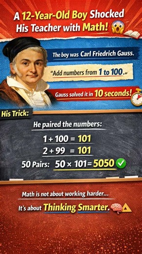 The 12-Year-Old Math Genius Who Shocked His Teacher! 😲#MathShorts#MathFacts#MathTrick#MathGenius
