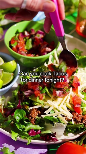 This might be one of the best salads we've ever made 🤩 Find the full recipe in our Bio 🍽️ #salad #tacos #viralrecipe #EasyRecipes #highprotein