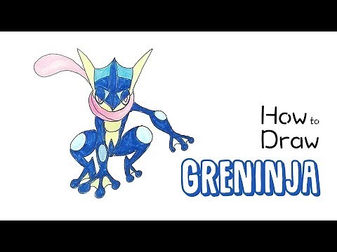 How to Draw Greninja from Pokémon