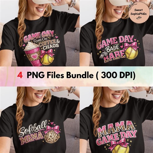 Softball Mom PNG Bundle, Game Day Shirt Designs (digital Download, 4000x4000 Px, 300 DPI) - Etsy