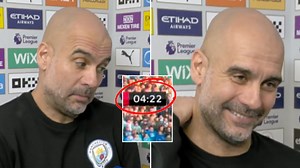 Pep Guardiola Labelled 'Cheat Code Manager' After 'Five Minutes' Comment In Pre-Match Interview