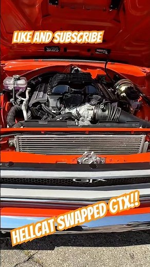 Hellcat Swapped 1970 Plymouth GTX – INSANE Muscle Car Build! #mopar #hellcat #engineswap #fyp