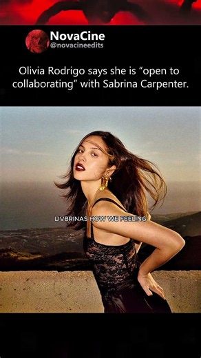 Olivia Rodrigo Says She’s Open to Collaborating With Sabrina Carpenter 😭🔥#euphoria