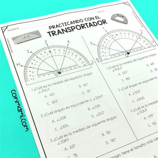 con mami aprendo on Instagram: "📐 Ejercicios para medir ángulos con transportador Te regalo un material imprimible para practicar cómo medir ángulos con transportador. Incluye: ✔️ Lectura de ángulos ✔️ Identificación de 90°, 120°, 145°… ✔️ Construcción de ángulos ✔️ Actividades listas para usar Ideal para primaria 💛 👇 Recurso gratuito Descargalo desde el link del perfil, o déjame un comentario con la palabra INFO y te envío el enlace directo. #recursosdidacticos #matematicasdivertidas #geomet