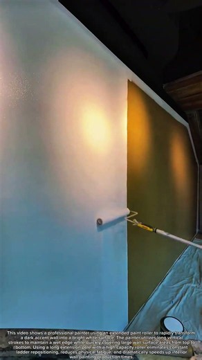 How Professional Painters Roll White Paint Over Dark Colors Fast