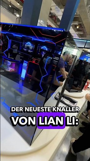 Lian Li O11 Evo RGB V2 reimagines the three-chamber case 😲 #computex #taipei #pcbuilding