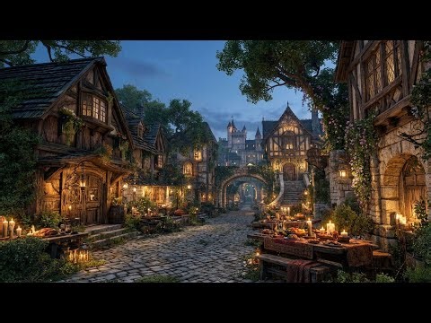 Medieval Riverside Life Calm Village Ambience and Soothing Medieval Music for Reading & Creativity