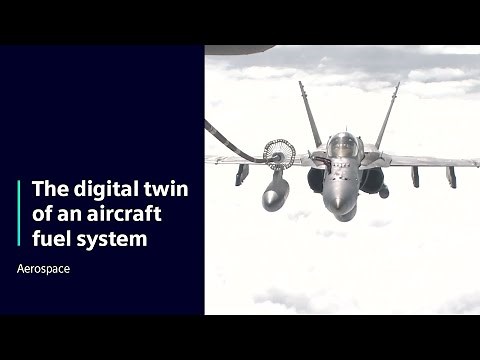 Aerospace | The digital twin of an aircraft fuel system | Simcenter #SimcenterAircraft
