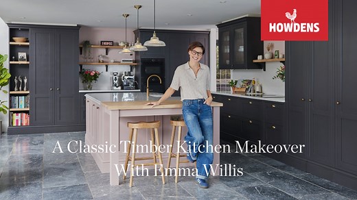 A closer look at Emma Willis’ Ilfracombe kitchen. Tailored touches, handcrafted details, and skilled fitting – a true showcase of our Classic Timber Kitchens collection. Read the full makeover: hwdn.uk/EmmaWillisMakeover Kitchens featured: Ilfracombe Charcoal & Antique Rose | Howdens