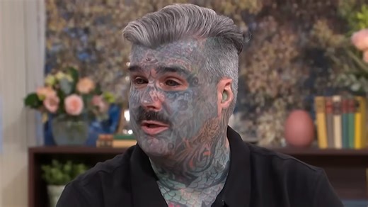 What ‘Britain’s most tattooed man’ looked like before his £40,000 in tattoos