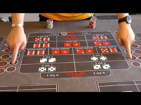 Playing craps, prop bets and center action explained