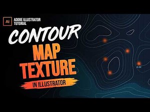 Topographic Contour Map Effect in Adobe Illustrator - Step-by-Step Tutorial