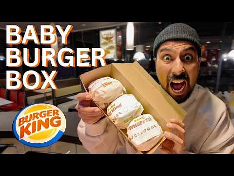 Burger King Baby Burgers tested – are the minis better than the originals?