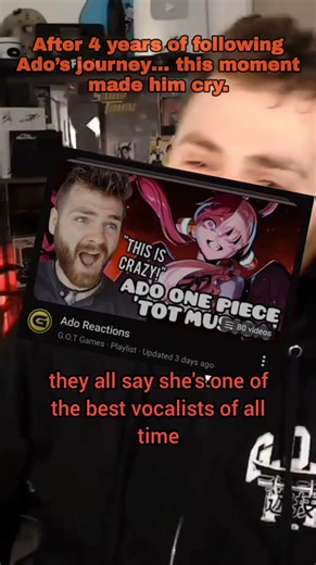 💙❤️Vivarium Made Luke Cry❤️💙 #adojpop #adoutaite #adomination #vivarium #gotgames #japanesesinger