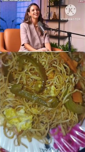 tripti dimri's favourite chowmin #shorts #triptidimri #chowmein #viral #food