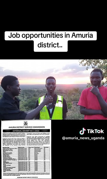 Job Opportunities in Amuria District