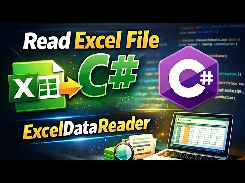 Read Excel File in C# using ExcelDataReader | Step-by-Step Tutorial