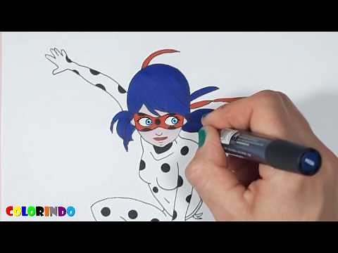 MIRACULOUS LADY BUG - Desenhar e Colorir