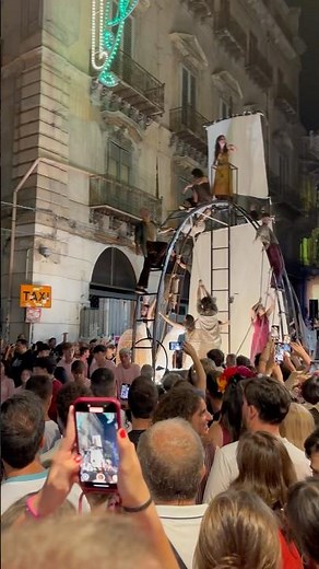 ✨ Night Magic of the 401° Festino di Santa Rosalia 2025 | Palermo in Celebration 🌙🎆