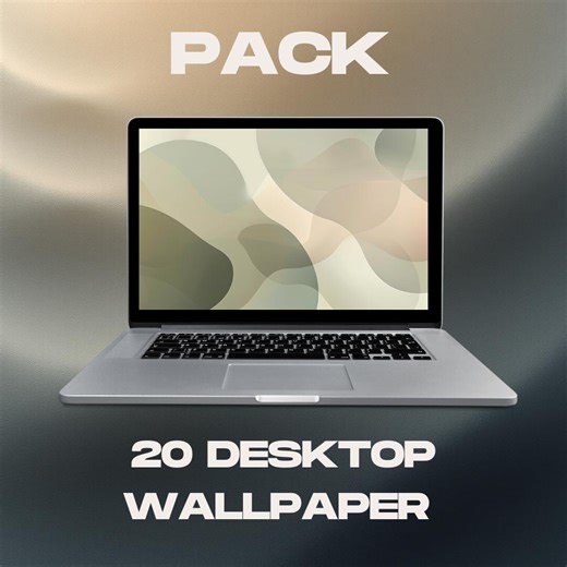 Calming Wave Desktop Wallpaper, Soft Flowing Waves Background, Relaxing Minimal Aesthetic Digital Download for PC Mac, HD Instant Wall Art! - Etsy