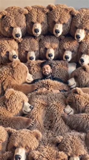🦁🐻🦒 Lion, Bear & Giraffe Beds #viralvideo #sorts #trendingnow ￼#Animals lover ￼#lion #ai￼video