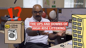 76K views · 337 reactions | Used tissues and cigarette butts are common examples of high rise littering, but veteran sanitation officer Sultan Syed has even encountered a washing machine box (!!) being thrown out of a HDB window. | Mothership | Facebook