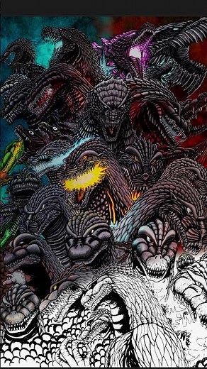 Godzilla legacy 1964-2025 complete!! #godzilla #drawinggodzilla #drawing #art #godzillacharacter