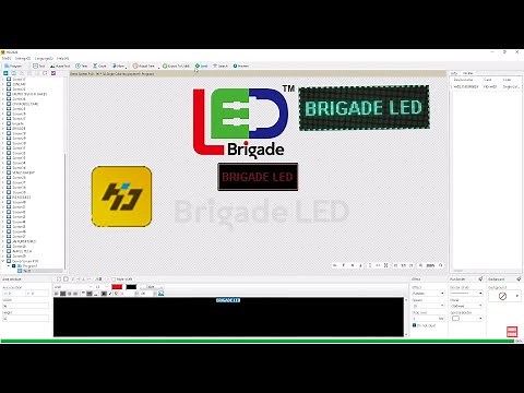 HD2020 Programming Fully Explained Video #LedBoardProgramming #VideowallManufacturer #Huidu #Brigade