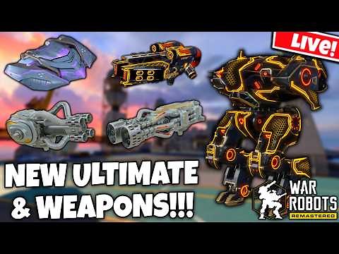 OMG! New ULTIMATE HAWK & New FLAMETHROWER Weapons | War Robots 12.0 Test Server