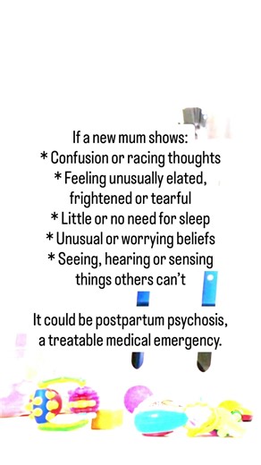 Action on Postpartum Psychosis | If someone you know seems to be behaving strangely after having a baby, it’s important to seek help today. Postpartum psychosis is a... | Instagram