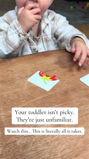 Image recognition is a powerful tool. Their brains learn best when they can see something, name it, and link it to a real-world object. 🍅 Before toddlers will touch, taste, or try a new food, they need to feel familiar with it. That familiarity starts with simple visual recognition. When they match a picture to the real thing, it builds: ✔️ confidence ✔️ memory ✔️ understanding ✔️ and curiosity That’s why image recognition works so well for introducing new foods. It takes away the “unknown” and