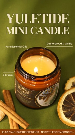 Spiced with the sweet glow of the winter moon, Yule bears tidings of warmth and hope. The scents of gingerbread and sugar cookies waft from the oven, imbued with spiced oranges and vanilla. | Sea Witch Botanicals