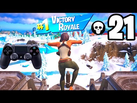 21 Kill Solo Squads FlatFoot Skin Gameplay "Zero Build" Win (Fortnite Chapter 4 Season 2)
