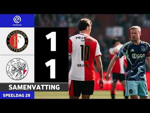 Feyenoord versus Ajax 1-1 Hoogtepunten | Eredivisie 2025/26 | Wedstrijd Samenvatting!