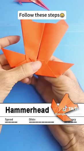 How to Make a Hammerhead Origami Airplane
