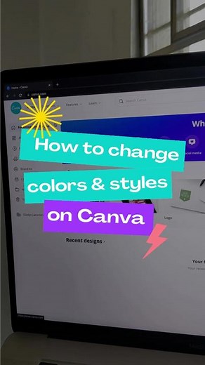 How to change colors and style on your Canva design. #CanvaPH #CanvaHack #KayaSaCanva