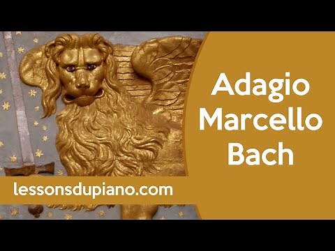 Adagio BWV 974 Bach au piano