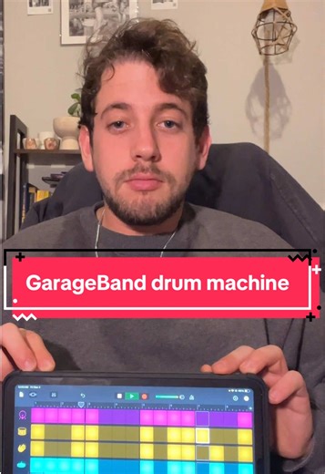 GarageBand drum machine🥁