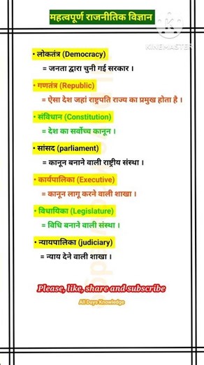 Important Political Science।। Political Science Question in Hindi।।#quiz #gk #political #shorts