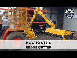 How to use Orsi Hedge Cutter for a Compact Tractor