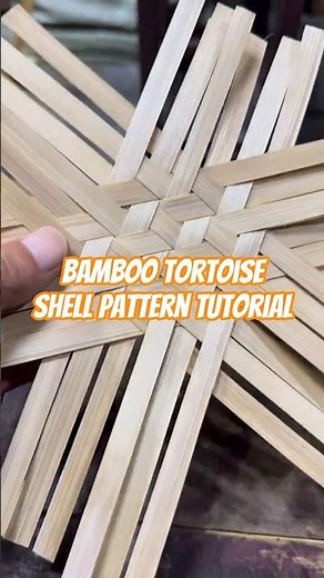 Traditional Bamboo Craft – Tortoise Shell Pattern Tutorial