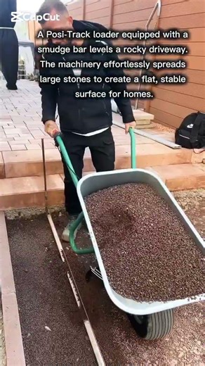 Grading Gravel with a Posi-Track Loader