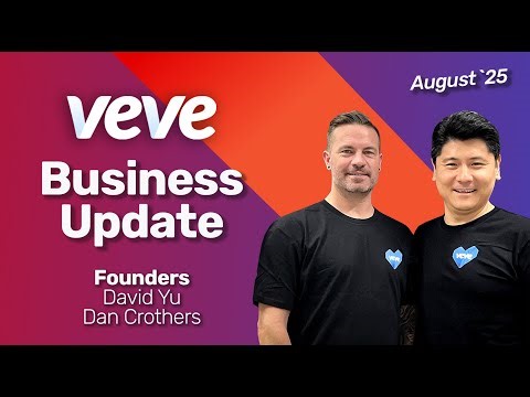 VeVe Business Update August 2025 | Featuring David Yu, Dan Crothers