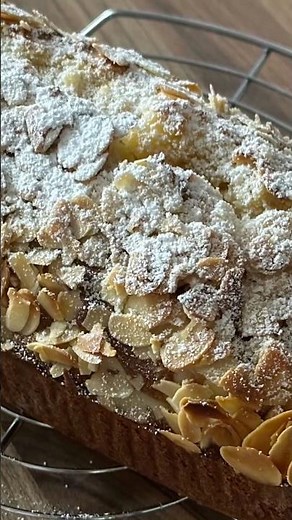 Mandel Marzipan Kuchen aus der Kastenform 😍 #cake #baking