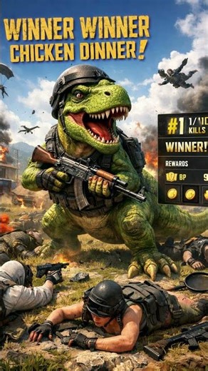 Dinosaurs in PUBG #ytshorts #shorts