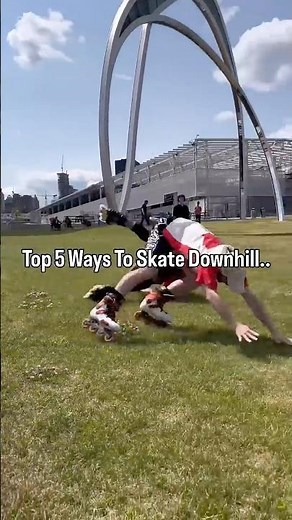 Beginner Hills Skater Tips 🔥😱 #rollerblading #learnonyoutube #summer #shorts
