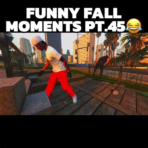 GTA 5 FUNNY FALL MOMENTS PT.45😂#shorts #gta #trending