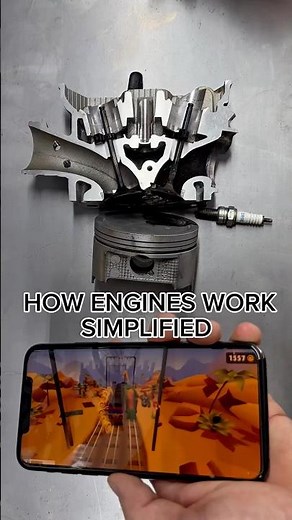 Showing the kids how engines work