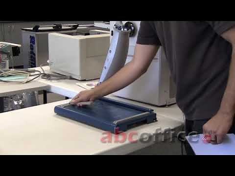 How To Use The Dahle 561 Premium Guillotine Paper Trimmer